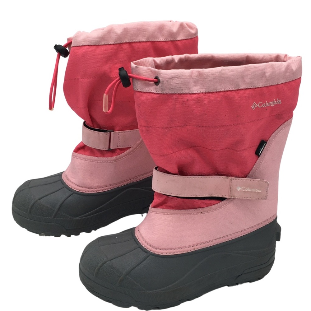 Columbia Womens Pink Insulated Winter Waterproof Snow Boots Size 6 - Picture 2 of 15